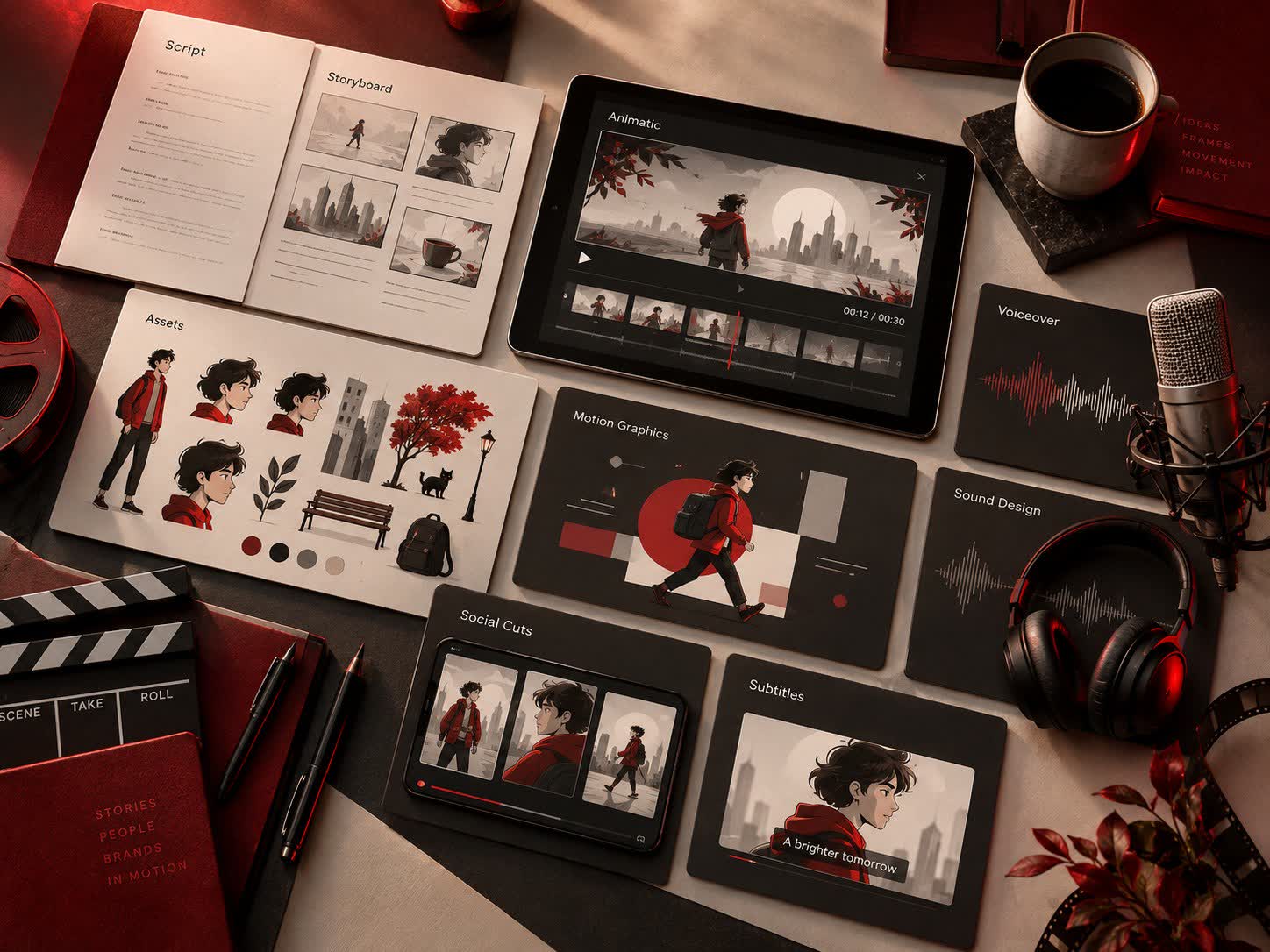 Concept deliverables and workflow for 2d animation