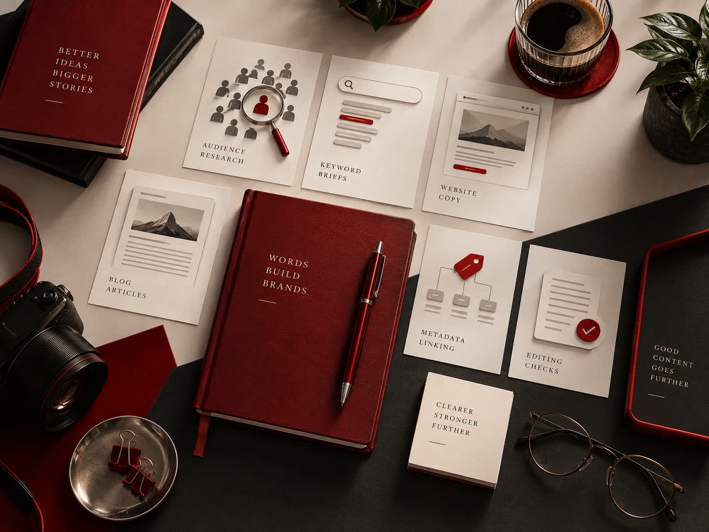 Concept deliverables and workflow for content writing