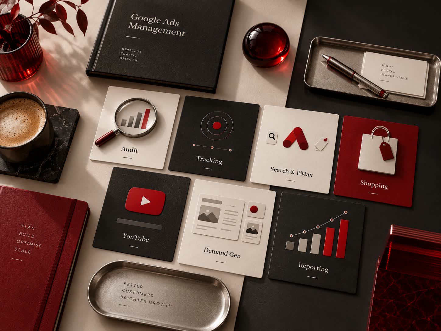Concept deliverables and workflow for google ads management