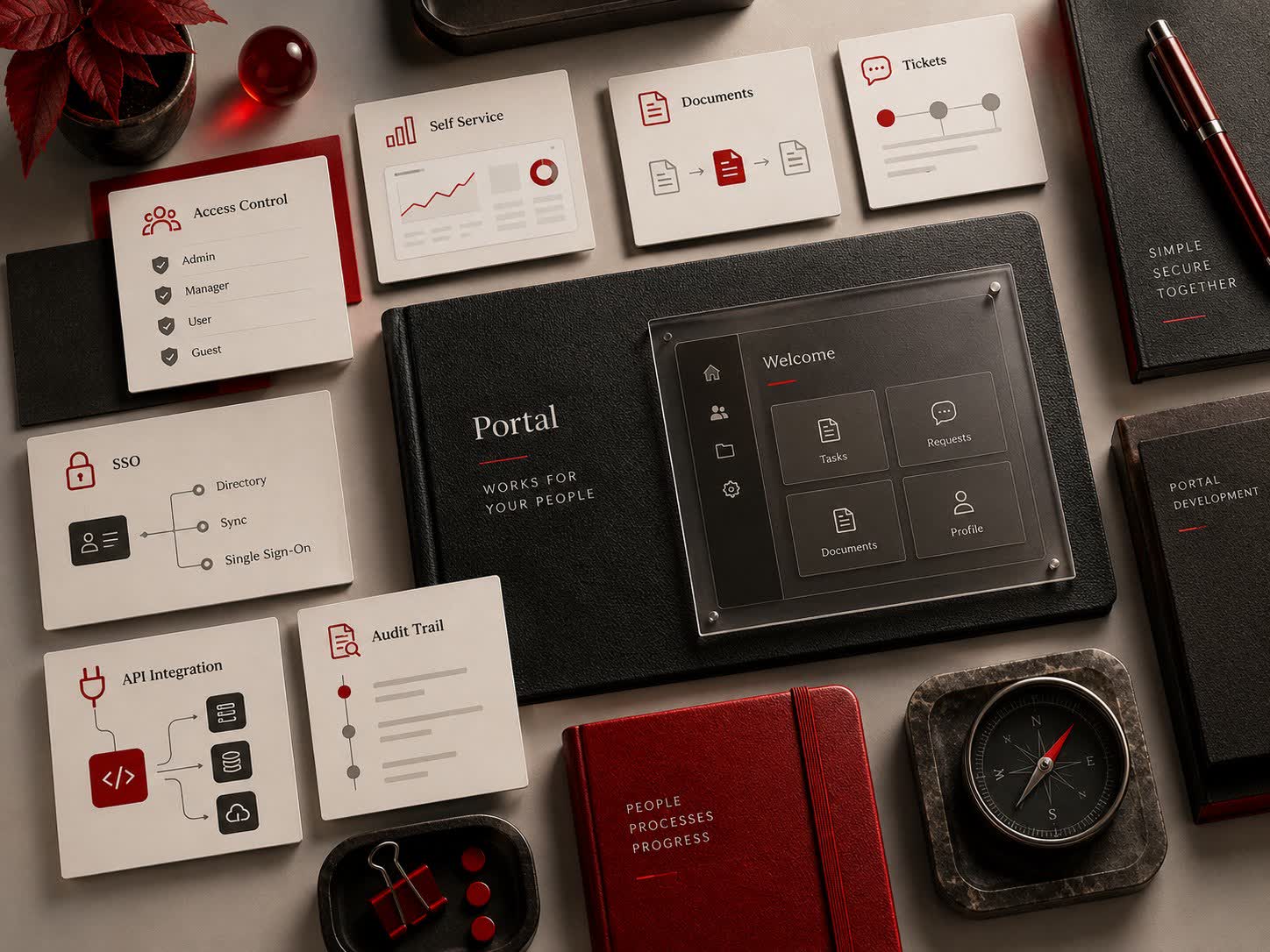 Concept deliverables and workflow for web portal development