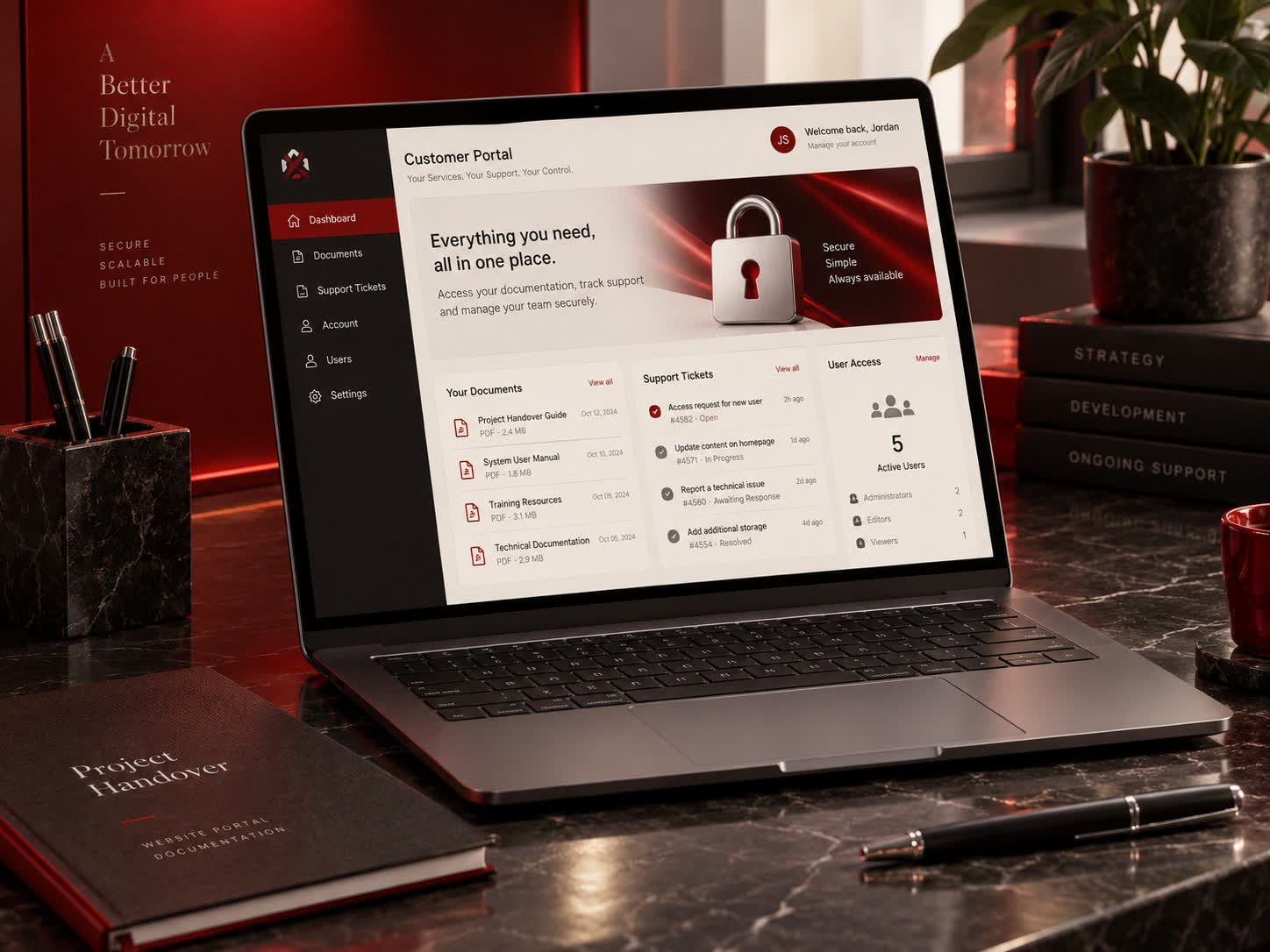 Quality review and delivery concept for web portal development